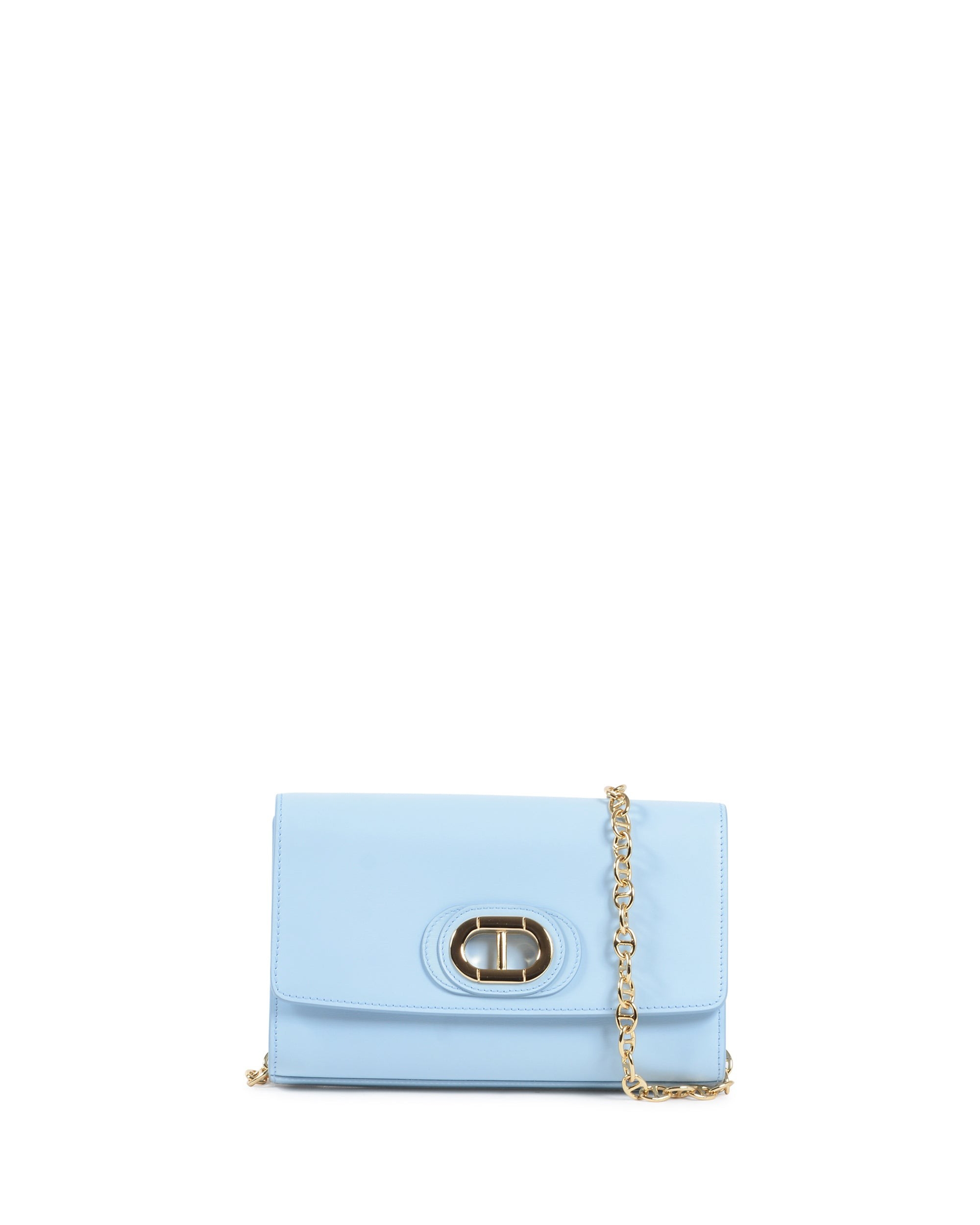 PB03 CLUTCH SMALL SAFFIANO AZZURRO