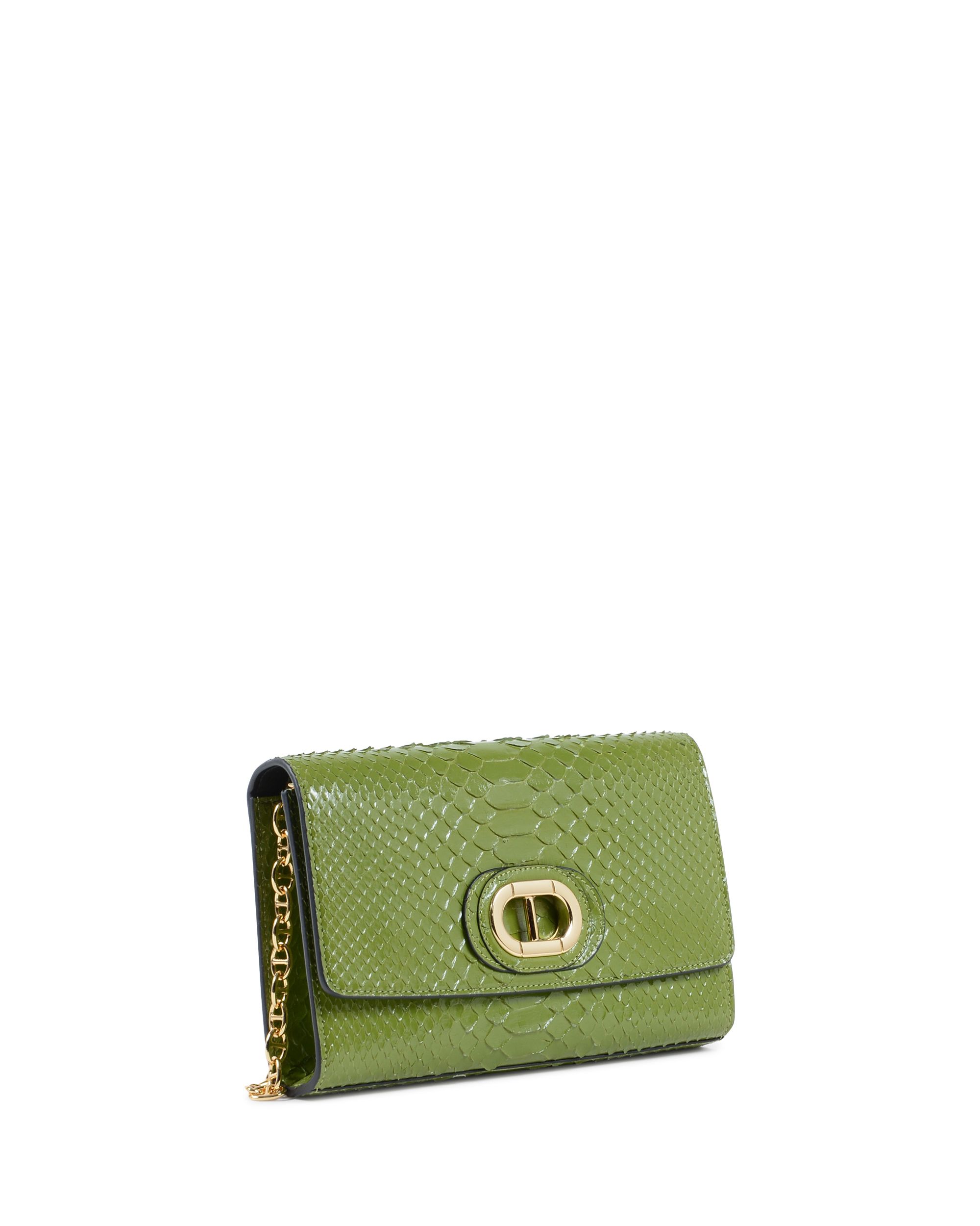 PB03 CLUTCH SMALL PITONE VERDE